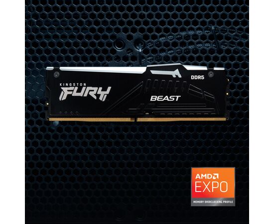 Модуль памяти для компьютера DDR5 64GB (2x32GB) 5200 MHz Beast RGB EXPO Kingston Fury (ex.HyperX) (KF552C36BBEAK2-64), изображение 10 Модуль памяти для компьютера DDR5 64GB (2x32GB) 5200 MHz Beast RGB EXPO Kingston Fury (ex.HyperX) (KF552C36BBEAK2-64), изображение 10
