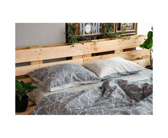 Постельное белье Ardesto Gloria сатин голубой полуторный 160х220 (ART1622LD), изображение 10 Постельное белье Ardesto Gloria сатин голубой полуторный 160х220 (ART1622LD), изображение 10