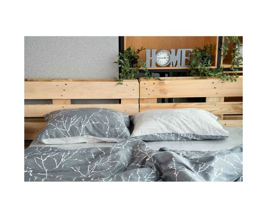 Постельное белье Ardesto Gloria сатин голубой полуторный 160х220 (ART1622LD), изображение 11 Постельное белье Ardesto Gloria сатин голубой полуторный 160х220 (ART1622LD), изображение 11