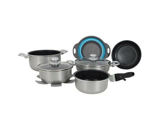 Набор посуды Gimex Cookware Set induction 9 предметів Silver (6977226)