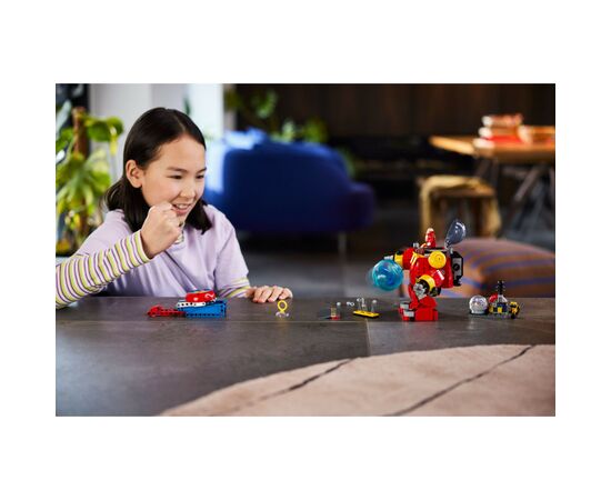 Конструктор LEGO Sonic the Hedgehog Соник против смертельного робота-яйца доктора Эгмана 615 деталей (76993), изображение 10