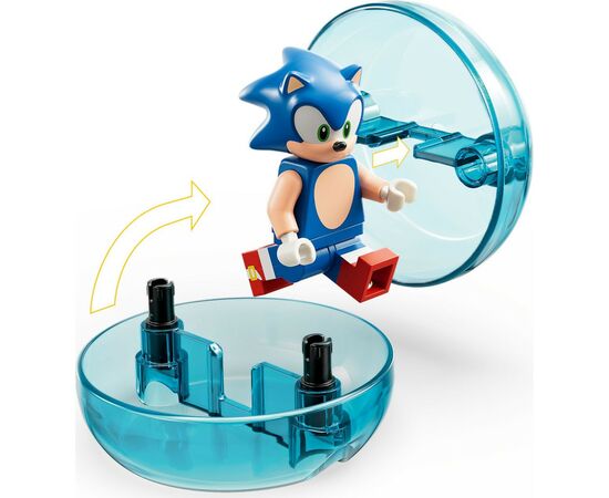 Конструктор LEGO Sonic the Hedgehog Соник против смертельного робота-яйца доктора Эгмана 615 деталей (76993), изображение 4