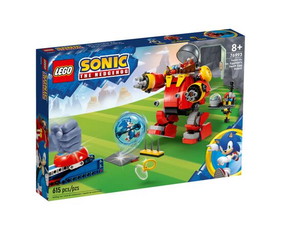 Конструктор LEGO Sonic the Hedgehog Соник против смертельного робота-яйца доктора Эгмана 615 деталей (76993)
