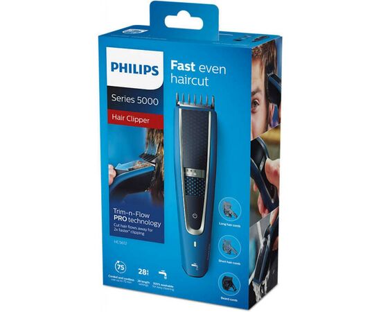 Машинка для стрижки Philips HC5612/15, изображение 5 Машинка для стрижки Philips HC5612/15, изображение 5