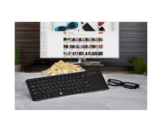 Клавиатура 2E KT100 Touch Wireless Black (2E-KT100WB), изображение 10 Клавиатура 2E KT100 Touch Wireless Black (2E-KT100WB), изображение 10