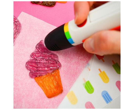 Стержень для 3D-ручки Polaroid Candy pen, апельсин, оранжевый (40 шт) (PL-2506-00), изображение 3 Стержень для 3D-ручки Polaroid Candy pen, апельсин, оранжевый (40 шт) (PL-2506-00), изображение 3