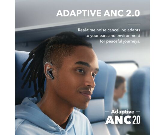 Наушники Anker SoundСore Liberty 4 NC Velvet Black (A3947G11), изображение 3 Наушники Anker SoundСore Liberty 4 NC Velvet Black (A3947G11), изображение 3