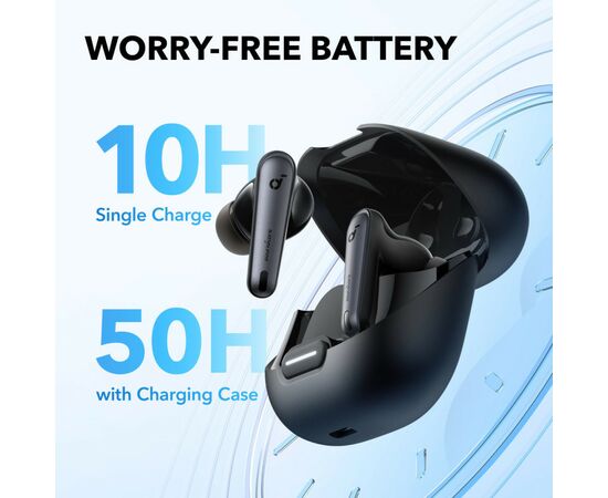 Наушники Anker SoundСore Liberty 4 NC Velvet Black (A3947G11), изображение 4 Наушники Anker SoundСore Liberty 4 NC Velvet Black (A3947G11), изображение 4