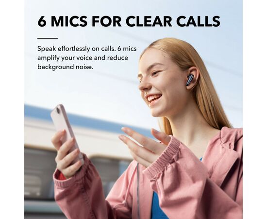 Наушники Anker SoundСore Liberty 4 NC Velvet Black (A3947G11), изображение 6 Наушники Anker SoundСore Liberty 4 NC Velvet Black (A3947G11), изображение 6