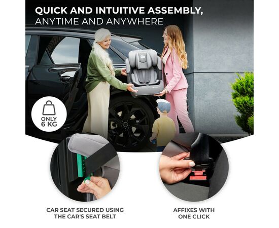 Автокресло Kinderkraft Comfort Up i-Size Grey (KCCOUP02GRY0000) (5902533923137), изображение 9 Автокресло Kinderkraft Comfort Up i-Size Grey (KCCOUP02GRY0000) (5902533923137), изображение 9