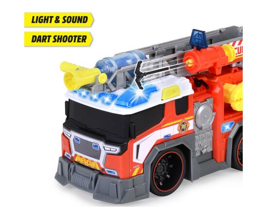 Спецтехника Dickie Toys Пожарная машина Борец с огнем со звуком и световыми эффектами 46 см (3307000), изображение 4 Спецтехника Dickie Toys Пожарная машина Борец с огнем со звуком и световыми эффектами 46 см (3307000), изображение 4