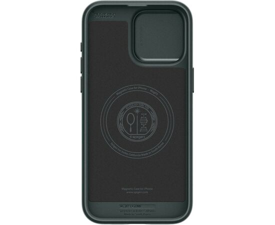 Чехол для мобильного телефона Spigen Apple iPhone 15 Pro Optik Armor MagFit Abyss Green (ACS06739), изображение 3 Чехол для мобильного телефона Spigen Apple iPhone 15 Pro Optik Armor MagFit Abyss Green (ACS06739), изображение 3