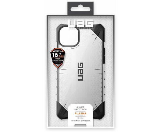 Чехол для моб. телефона Uag Apple iPhone 14 Plus Plasma, Ice (114065114343), изображение 12 Чехол для моб. телефона Uag Apple iPhone 14 Plus Plasma, Ice (114065114343), изображение 12