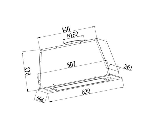 Вытяжка кухонная Interline JOLLY BL A/60/GL/K, изображение 11 Вытяжка кухонная Interline JOLLY BL A/60/GL/K, изображение 11