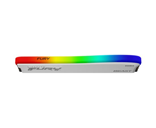Модуль памяти для компьютера DDR4 8GB 3600 MHz Beast White RGB SE Kingston Fury (ex.HyperX) (KF436C17BWA/8), изображение 4 Модуль памяти для компьютера DDR4 8GB 3600 MHz Beast White RGB SE Kingston Fury (ex.HyperX) (KF436C17BWA/8), изображение 4