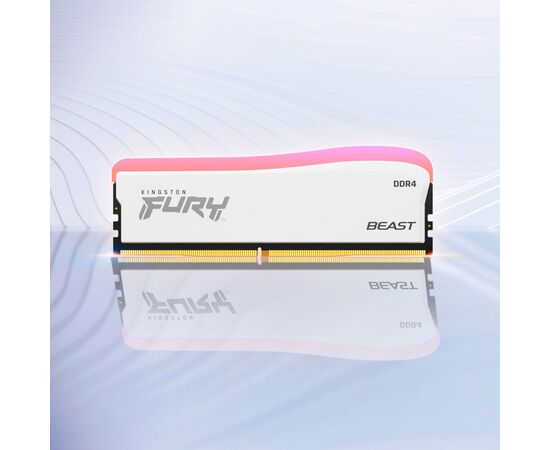 Модуль памяти для компьютера DDR4 8GB 3600 MHz Beast White RGB SE Kingston Fury (ex.HyperX) (KF436C17BWA/8), изображение 7 Модуль памяти для компьютера DDR4 8GB 3600 MHz Beast White RGB SE Kingston Fury (ex.HyperX) (KF436C17BWA/8), изображение 7