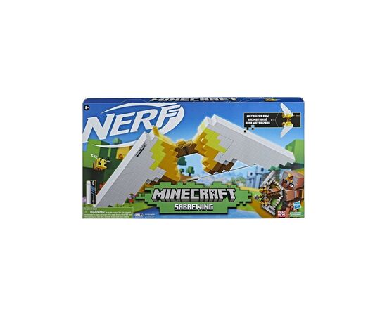 Игрушечное оружие Hasbro Nerf Бластер лук Sabrewing Майнкрафт (F4733), изображение 3 Игрушечное оружие Hasbro Nerf Бластер лук Sabrewing Майнкрафт (F4733), изображение 3