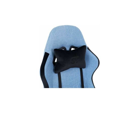 Крісло ігрове GT Racer X-2324 Light Blue/Black (X-2324 Fabric Light Blue/Black Suede), зображення 8 Крісло ігрове GT Racer X-2324 Light Blue/Black (X-2324 Fabric Light Blue/Black Suede), зображення 8
