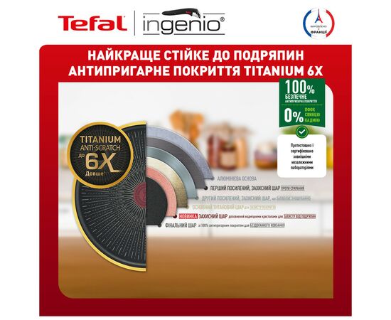 Набор посуды Tefal Ingenio Unlimited 3 предмети (L7638942), изображение 9 Набор посуды Tefal Ingenio Unlimited 3 предмети (L7638942), изображение 9