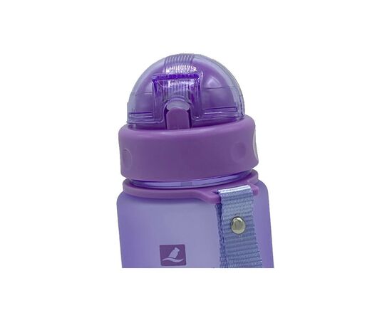 Бутылка для воды Casno 400 мл MX-5028 More Love Фіолетова з соломинкою (MX-5028_Violet), изображение 4 Бутылка для воды Casno 400 мл MX-5028 More Love Фіолетова з соломинкою (MX-5028_Violet), изображение 4