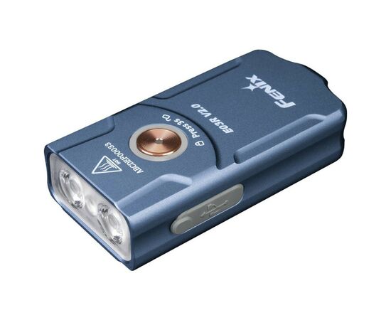 Ліхтар Fenix E03R V2.0 Blue (E03RV20BL)