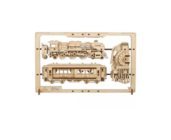 Конструктор Ugears Паровоз 2.5D (6337513), изображение 2 Конструктор Ugears Паровоз 2.5D (6337513), изображение 2