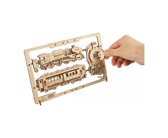 Конструктор Ugears Паровоз 2.5D (6337513), изображение 4 Конструктор Ugears Паровоз 2.5D (6337513), изображение 4