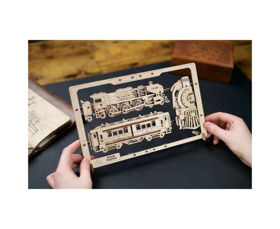 Конструктор Ugears Паровоз 2.5D (6337513), изображение 6 Конструктор Ugears Паровоз 2.5D (6337513), изображение 6
