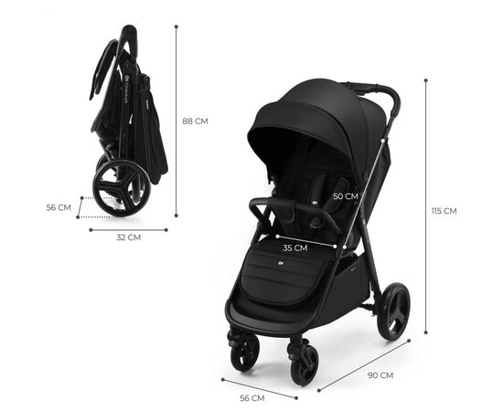 Коляска Kinderkraft Rine Classic Black (KSRINE00BLK0000) (5902533922147), изображение 7