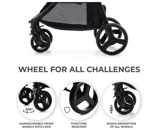 Коляска Kinderkraft Rine Classic Black (KSRINE00BLK0000) (5902533922147), изображение 8