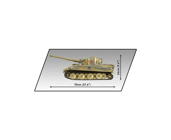 Конструктор Cobi PZKPFW VI Тигр 131, 1:12 8000 деталей (COBI-2801), изображение 11