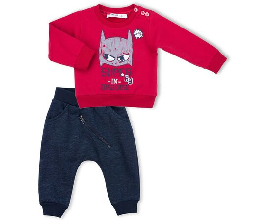 Набор детской одежды Breeze "Super in disguise" (10419-74B-red)