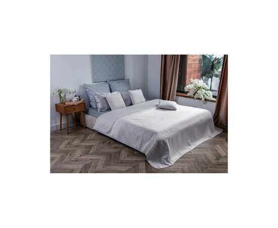 Покрывало Руно двустороннее VeLour Жемчужное 220 х 240 см (330.55_Ice), изображение 3 Покрывало Руно двустороннее VeLour Жемчужное 220 х 240 см (330.55_Ice), изображение 3