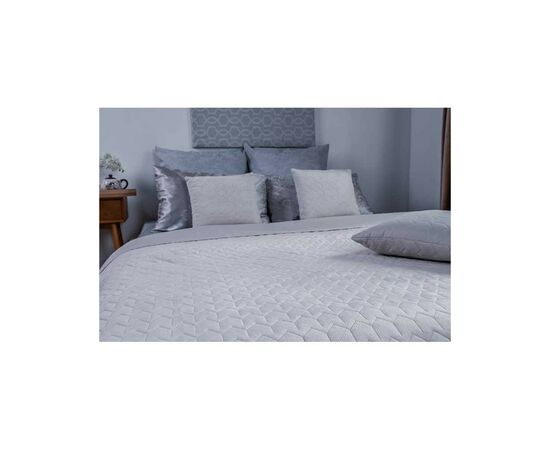 Покрывало Руно двустороннее VeLour Жемчужное 220 х 240 см (330.55_Ice), изображение 7 Покрывало Руно двустороннее VeLour Жемчужное 220 х 240 см (330.55_Ice), изображение 7