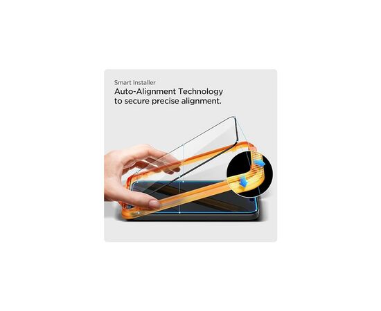 Стекло защитное Spigen Apple iPhone 15 Glas.tR AlignMaster FC Black (2P) (AGL06906), изображение 8 Стекло защитное Spigen Apple iPhone 15 Glas.tR AlignMaster FC Black (2P) (AGL06906), изображение 8
