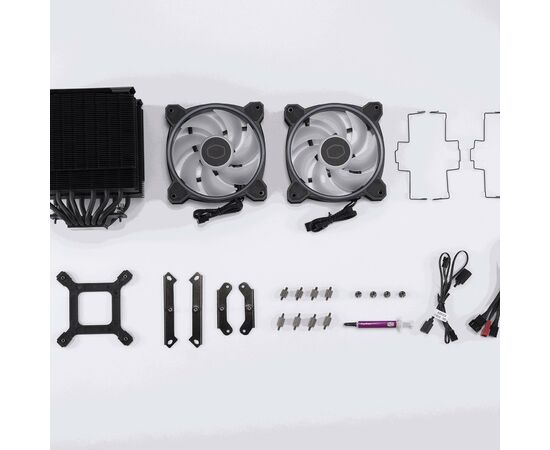 Кулер для процессора CoolerMaster Hyper 622 Halo Black (RR-D6BB-20PA-R1), изображение 11 Кулер для процессора CoolerMaster Hyper 622 Halo Black (RR-D6BB-20PA-R1), изображение 11