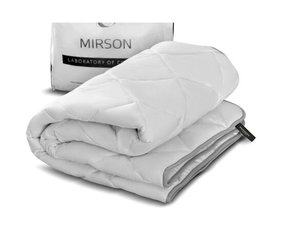 Одеяло MirSon хлопковое №1413 Bianco Зимнее 140x205 см (2200001536982), изображение 4
