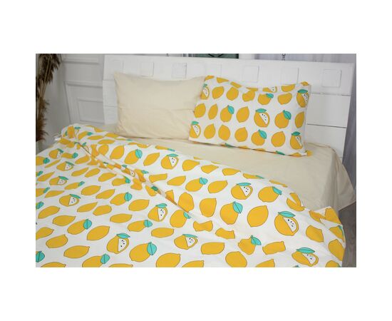 Постельное белье MirSon Бязь Ranforce Elite 17-0531 Striped Lemon Двуспальный (2200004672731), изображение 2