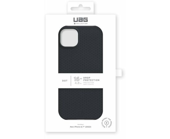 Чохол до моб. телефона Uag [U] Apple iPhone 14 Plus Dot Magsafe, Black (114081314040), зображення 12