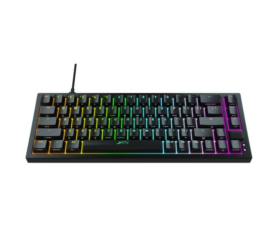 Клавиатура Xtrfy K5 68 keys Kailh Red Hot-swap RGB UA Black (K5-RGB-CPT-BLACK-R-UKR), изображение 8 Клавиатура Xtrfy K5 68 keys Kailh Red Hot-swap RGB UA Black (K5-RGB-CPT-BLACK-R-UKR), изображение 8