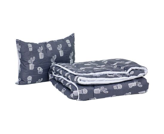 Ковдра MirSon Набір Tencel Зима №3700 Print Line Thomas (ковдра + подушка середня) 140х205+50х70 (2200004821382)