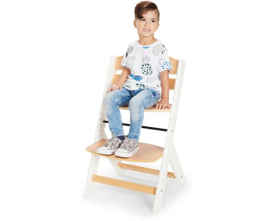 Стульчик для кормления Kinderkraft Enock White Wood с подушкой (5902533917242), изображение 7