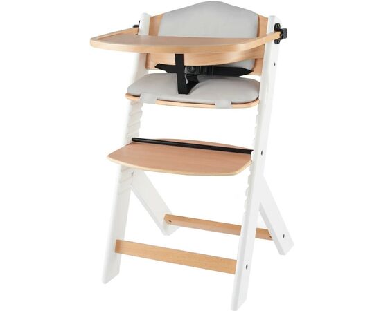 Стульчик для кормления Kinderkraft Enock White Wood с подушкой (5902533917242)