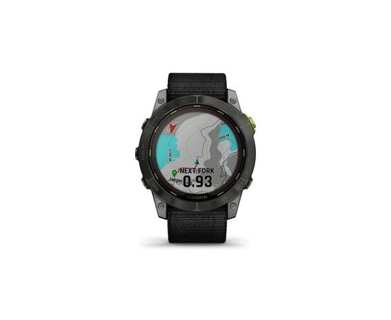Смарт-часы Garmin Enduro 2, Saph, Carbon GrayDLC Ti w/Black UltraFit Band, GPS (010-02754-01), изображение 2 Смарт-часы Garmin Enduro 2, Saph, Carbon GrayDLC Ti w/Black UltraFit Band, GPS (010-02754-01), изображение 2