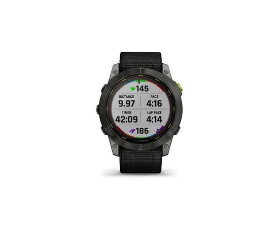 Смарт-часы Garmin Enduro 2, Saph, Carbon GrayDLC Ti w/Black UltraFit Band, GPS (010-02754-01), изображение 4 Смарт-часы Garmin Enduro 2, Saph, Carbon GrayDLC Ti w/Black UltraFit Band, GPS (010-02754-01), изображение 4