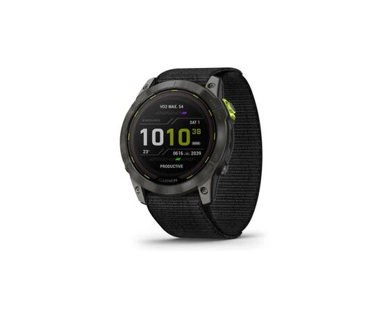Смарт-часы Garmin Enduro 2, Saph, Carbon GrayDLC Ti w/Black UltraFit Band, GPS (010-02754-01)