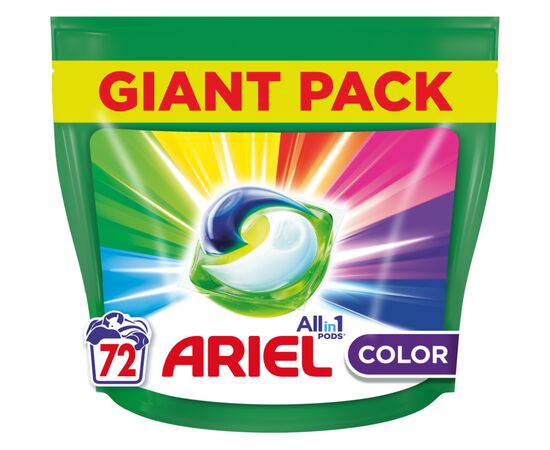 Капсулы для стирки Ariel Pods Все-в-1 Color 72 шт. (8001090725769)