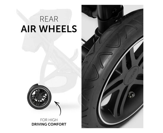 Коляска Hauck Rapid 4D Air Black (14848-8), изображение 4 Коляска Hauck Rapid 4D Air Black (14848-8), изображение 4