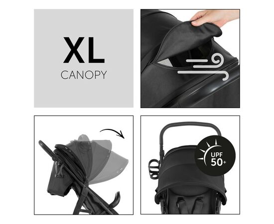 Коляска Hauck Rapid 4D Air Black (14848-8), изображение 7 Коляска Hauck Rapid 4D Air Black (14848-8), изображение 7