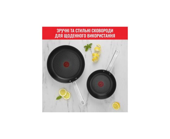 Сковорода Tefal Intuition 20 + 26 см Thermo-Spot 2 шт (B817S255), зображення 10 Сковорода Tefal Intuition 20 + 26 см Thermo-Spot 2 шт (B817S255), зображення 10